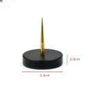 Stativ med nål til afbalancering af svinghjul ved reparation af ure, grundlæggende diameter 3,4 cm, højde 0,8 cm 3