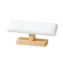 Stativ til armbånd og ure T-bar 12 × 8,5 × 5 cm træstativ med polstret holder i læder til udstilling af armbånd og ure 2