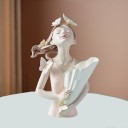 Statue af en kvinde med en vase 30 cm 2