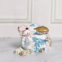 Statue de lapin avec motifs 3