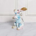 Statue de lapin avec motifs 4