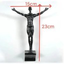 Statuetă tridimensională din rășină 15 x 23 cm Bărbat cu brațele întinse Statuetă decorativă pentru interior sau figură de colecție 2