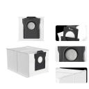 Staubsaugerbeutel für Robotersauger 4 Stk 3,2 l 22×12×10,7 cm Vliesstoff Zweilagige Filter mit Aktivkohle Einwegzubehör mit hoher Kapazität 3