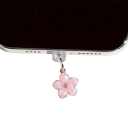 Staubschutzstecker für Telefon, 3,3 x 1,5 cm, Blumenanhänger, Android-Ladeanschluss, Dekoration, Staubschutz, Blumenanhänger 4