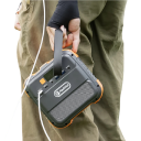 Stazione di ricarica portatile FlashFish A101 120 W capacità 97,68 Wh AC 230 V powerbank solare arancione-nera per campeggio e casa 7