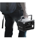 Stazione di ricarica portatile OUKITEL P1000 Plus 1800 W capacità 1024 Wh batteria LiFePO4 onda sinusoidale pura nera per campeggio e backup domestico 4