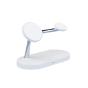 Stazione di ricarica wireless magnetica rapida 3 in 1 15W con luce LED cavo USB C ricarica rapida per telefono orologio cuffie con indicatore 4