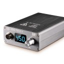 Stazione di saldatura T12 75 W con display LED digitale e termostato con messa a terra antistatica di colore argento per riparazioni elettroniche 4