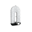 Steg för dörrkrok till bil 15 x 7,7 cm Aluminiumlegering Maximal belastning 250 kg Fällbart bilaccessoar Fönsterbrytare 7