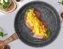 Stegepande med låg og marmoroverflade 2