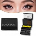 Stempel til underøjne, eyeliner og fregne 3i1 Sæt med 8 magnetiske hoveder Sort og brunt blæk Med spejl Til hurtig øjenmakeup 2