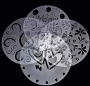 Stencil per decorare torte - 4 pz 1