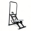 Stepper se simulací schodů 3stupňové nastavení výšky 115 až 125 cm Široké pedály 47 cm Ocel Nosnost 150 kg LED monitor Na cvičení doma 2