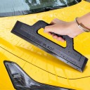 Stěrač na sklo auta se silikonovou lištou 30 x 9 cm plast a silikon šedý ruční škrabka na čelní sklo a okna vozidla 2