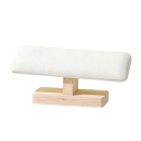 Στηρίγμα για βραχιόλια και ρολόγια T-bar 19,5 × 8,5 × 5 cm ξύλινη βάση με βελούδινο μαξιλάρι για την προβολή βραχιολιών ρολογιών 4