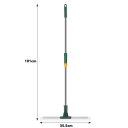 Stěrka na zem 101 x 35,5 cm Nastavitelná délka Rotační hlavice 180° Otočná mopová stěrka pro podlahy Koupelny Kuchyně Čištění 2