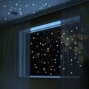 Sterren die in het donker glinsteren 0,4–1,6 mm 407 stuks Lichtgevende wandstickers Vinyl decoratie voor de kinderkamer Slaapkamer Creatieve 2