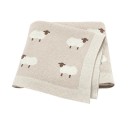 Stickad bomullsfilt för baby 70x90 cm Babyfilt för barnvagn Spjälsängar Färgglatt mönster Nyfödda Spädbarn Sover 7