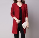 Stickad cardigan för damer G316 4