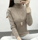 Stickad turtleneck, dam A2125 4