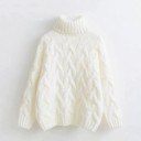 Stickad turtleneck för dam A2321 5