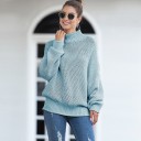 Stickad turtleneck för damer G426 8