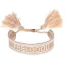 Stickat armband för kvinnor med inskription 6
