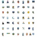 Stickers 50 pcs E329 6