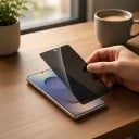 Sticlă întărită anti-spion pentru Samsung Galaxy S25 Ultra Pachet 2 bucăți Protecție privată pentru ecran Împotriva zgârieturilor Neagră 2