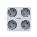 Stikdåse 3x USB, 4x stikkontakt 1