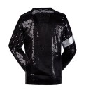Stilfuld herrecardigan med pailletter 1