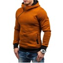 Stilfuld herresweatshirt med en interessant lynlås J946 8