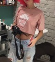 Stilfuld is-t-shirt til kvinder J1782 6