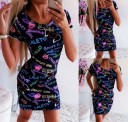 Stilfuld kjole med print 2