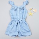Stilfuld pigejumpsuit - Blå 4