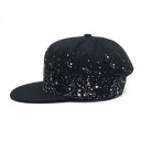 Stilfuld snapback med polkaprikker J1625 2