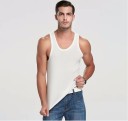 Stilfuld tanktop til mænd - Hvid 1