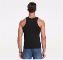 Stilfuld tanktop til mænd - Sort 2