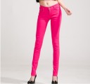 Stilfulde damejeans - Pink 1