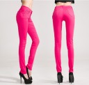 Stilfulde damejeans - Pink 1