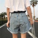 Stilfulde denimshorts til kvinder 4