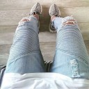 Stilfulde skinny jeans til mænd J1522 7