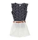 Stilfuldt sæt til piger - top og shorts 2