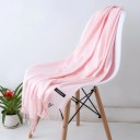 Stilfuldt unisex cashmere tørklæde - 7 nuancer af pink 3