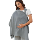 Stillschürze 100 x 70 cm Baumwoll-Schutzschürze zum Stillen Baby und Mutter Privatsphäre beim Füttern Praktische Stillhilfe 2