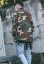 Stílusos férfi terepszínű dzseki J1615 5