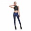 Stílusos női leggings - kék J3335 2