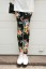 Stílusos női leggings virágokkal J2415 1
