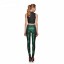 Stílusos női leggings - zöld J3336 2