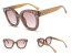 Stilvolle Retro-Sonnenbrille für Damen J3017 13